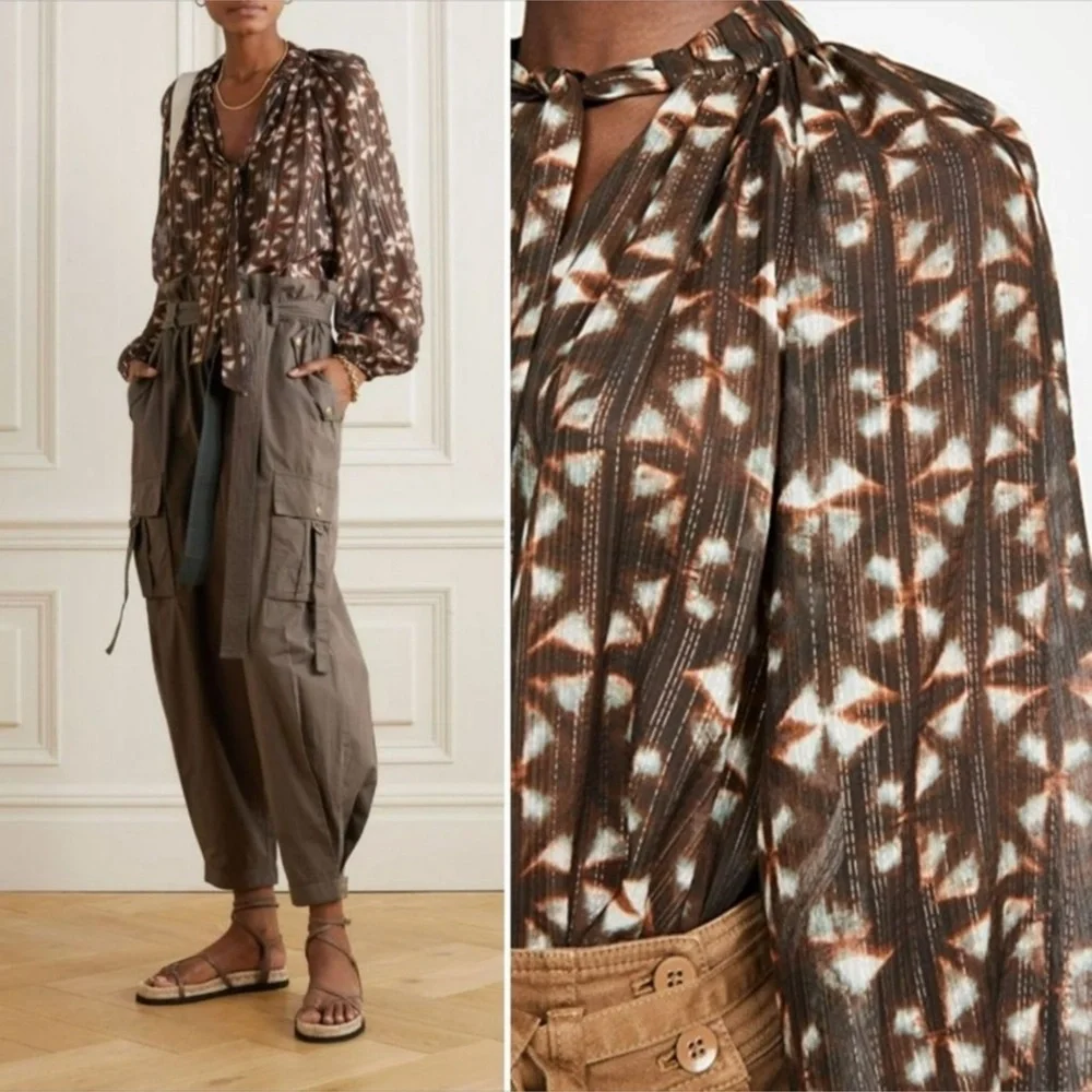 ULLA JOHNSON Luna blouse top Sz 6